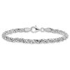 Sterling Silver Polished Mesh Bracelet