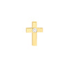 4pt Diamond Cross Stud Earrings