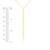 Double Stranded Hammered Bar Dangle Necklace
