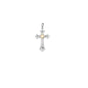 Diamond Shaped Fleur De Lis Cross