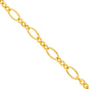 Hollow Oval Link 3+1 Chain Necklace