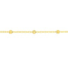 Faceted Bead Saturn Chain