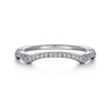 14K White Gold Matching Wedding Band