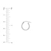 13mm Small High Polished Hoop