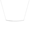Thin Curved Bar Adjustable Necklace
