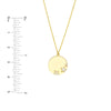 Diamond Stars Medallion Necklace
