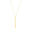 Mini Marquise Adjustable Lariat Necklace