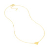 Simple Flat Heart Adjustable Necklace