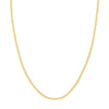 3.4mm D/C Round Box Chain with Lobster Lock End Caps