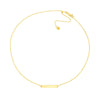 Engravable Mini Bar Adjustable Choker
