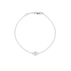 Mini Evil Eye Cutout Adjustable Bracelet