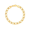 Cable Twist Open Link Bracelet