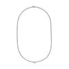 4-5/8tcw Round Diamond Solitaire Tennis Necklace