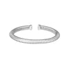 6mm Sterling Silver Tubogas Open Domed Bangle