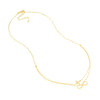 Cross and Infinity Layered Duo Necklace