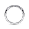14K White Gold Matching Wedding Band