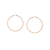 2mm x 35mm Polished Hoop Earrings