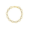Two-Tone Polished Double Link Bracelet
