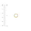5/8tcw Diamond 10mm Hoop Earrings