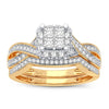 10K 0.61Ct Diamond Bridal Ring