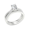 14K 1.40Ct Lab Grown Bridal Set