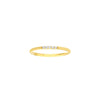 Diamond Center Polished Band Ring