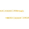 4.7mm Light Concave Figaro Chain Lobster Lock Endcap