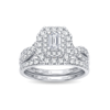 14K WG 1.00CT Diamond Bridal Ring