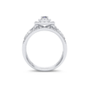 14K WG 1.00CT Diamond Bridal Ring