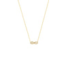 Mini CZ Infinity Adjustable Necklace