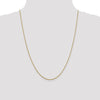 14K 1.3mm Loose Rope Chain