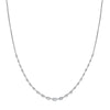 Round Ascending Diamond Necklace (1tcw)