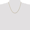 14K 1.75mm Diamond-Cut Rope Chain