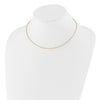 14K 1MM Round Detachable clasp Omega Necklace