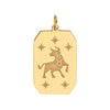 Taurus Engraved Pendant
