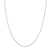 Sterling Silver 2.1mm Dorica Chain with Lobster Lock