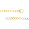 Round Link Bracelet with Diamond Push Lock