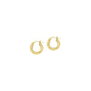 3mm x 15mm Polished Hoop Earrings