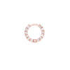 5/8tcw Diamond 10mm Hoop Earrings