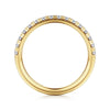 14K Yellow Gold Diamond Matching Wedding Band