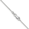 10K White Gold .7mm Box Chain