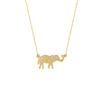 Elephant Pendant Adjustable Necklace
