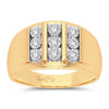 10K 0.20Ct Diamond Mens Ring