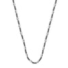 D/c Wht Ov.Bead And Black Rnd Bead Neck