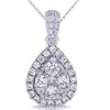 14K 0.73Ct Diamond Pendant