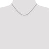 14K White Gold 1.6mm Round Cable Chain