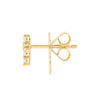Diamond Cross Earrings (1/6tcw)