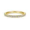 14K Yellow Gold Diamond Matching Wedding Band