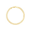 4.9mm Light Concave Curb Chain with Lob. Lock