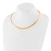 14K 6mm Lightweight Domed Omega Necklace